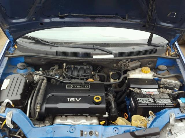 KL1TD66677B692862 - 2007 CHEVROLET AVEO BASE Mavi foto 7