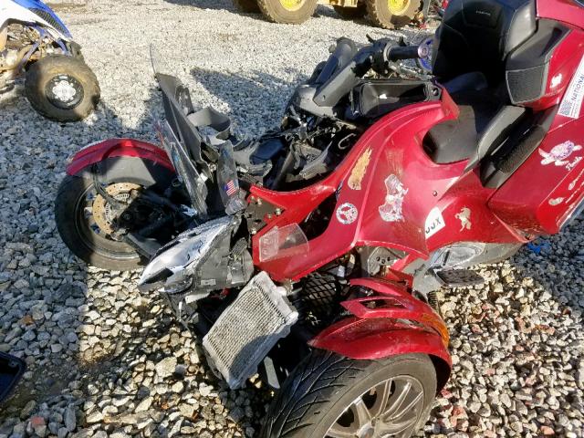 2BXNBSS27GV004606 - 2016 CAN-AM SPYDER RT RED photo 10