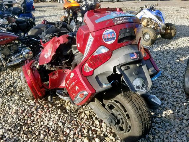 2BXNBSS27GV004606 - 2016 CAN-AM SPYDER RT RED photo 3