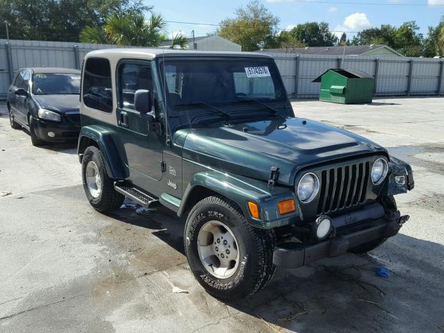 1J4FA59S53P309431 - 2003 JEEP WRANGLER / GREEN photo 1