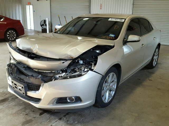 1G11E5SA1GF107843 - 2016 CHEVROLET MALIBU LIM 棕色 照片 2