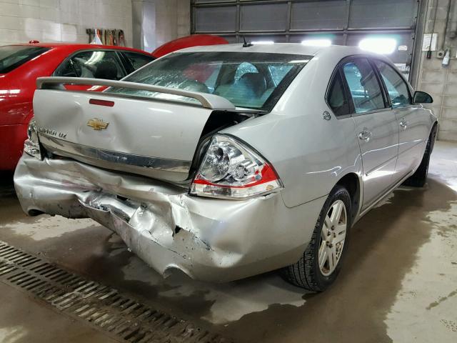 2G1WU58R979165682 - 2007 CHEVROLET IMPALA LTZ SILVER photo 4