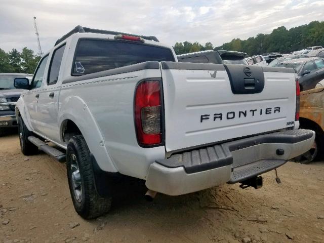 1N6ED27T64C459587 - 2004 NISSAN FRONTIER C WHITE photo 3