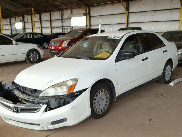 JHMCM56136C008257 - 2006 HONDA ACCORD VAL WHITE photo 2