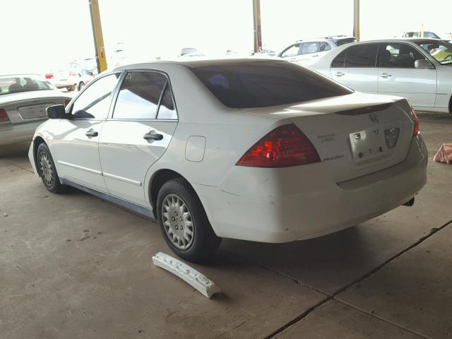 JHMCM56136C008257 - 2006 HONDA ACCORD VAL WHITE photo 3