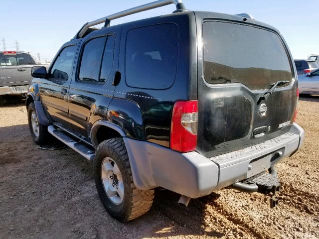 5N1ED28T73C631265 - 2003 NISSAN XTERRA XE BLACK photo 3