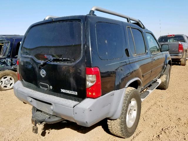 5N1ED28T73C631265 - 2003 NISSAN XTERRA XE BLACK photo 4