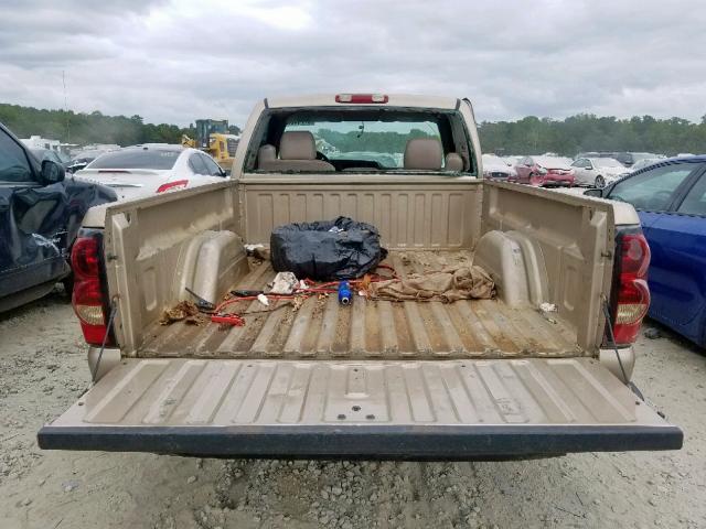 1GCEC14X54Z281255 - 2004 CHEVROLET SILVERADO TAN photo 9