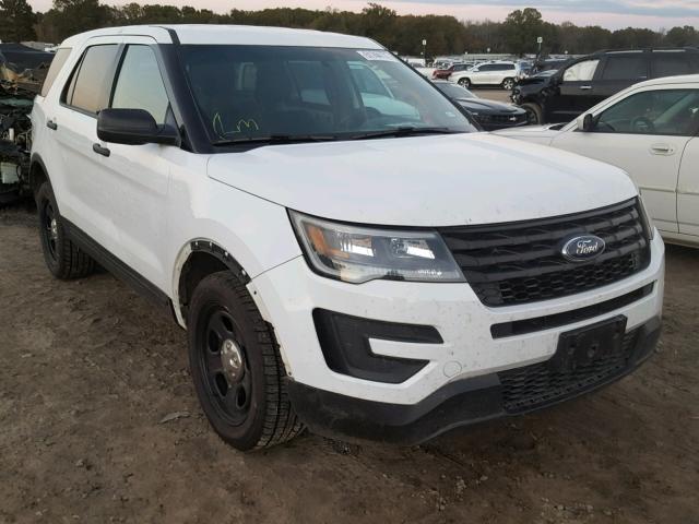 1FM5K8AR3HGA94806 - 2017 FORD EXPLORER P WHITE photo 1