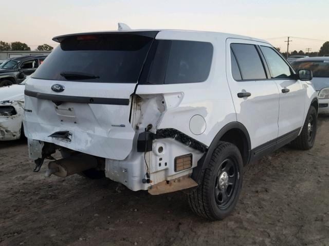 1FM5K8AR3HGA94806 - 2017 FORD EXPLORER P WHITE photo 4