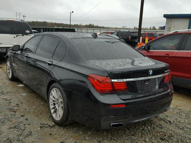 WBAYE4C5XED137995 - 2014 BMW 740 LI BLACK photo 3
