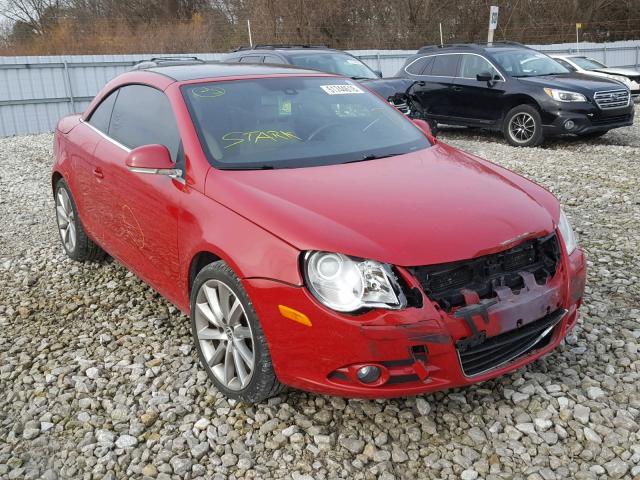 WVWFA71F77V035473 - 2007 VOLKSWAGEN EOS 2.0T L RED photo 1