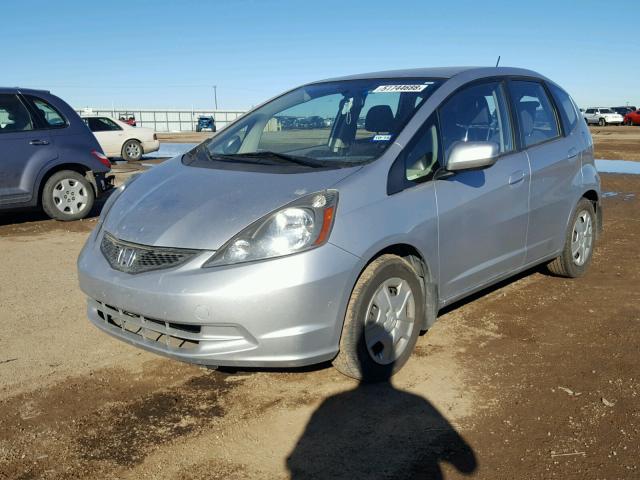 JHMGE8H37DC076752 - 2013 HONDA FIT SILVER photo 2