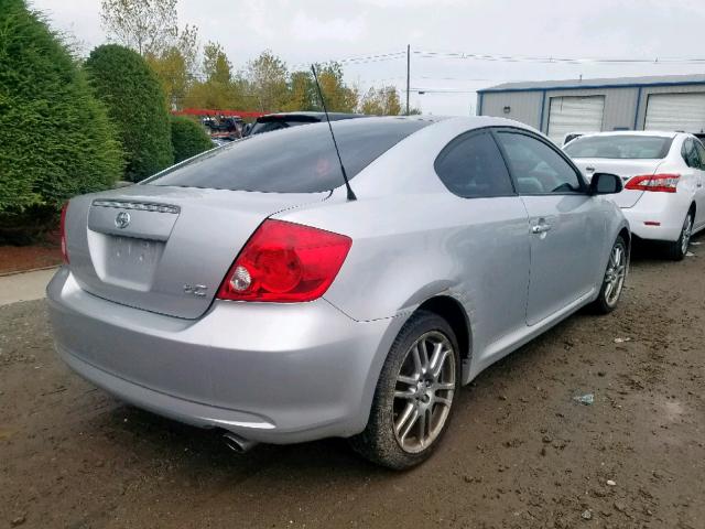 JTKDE177860110002 - 2006 TOYOTA SCION TC ვერცხლისფერი ფოტო 4