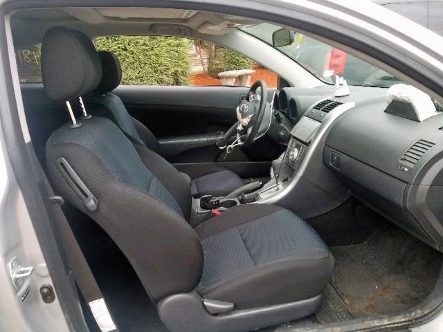 JTKDE177860110002 - 2006 TOYOTA SCION TC ვერცხლისფერი ფოტო 5