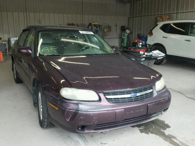 1G1NE52J7Y6341309 - 2000 CHEVROLET MALIBU LS ბურგუნდია ფოტო 1