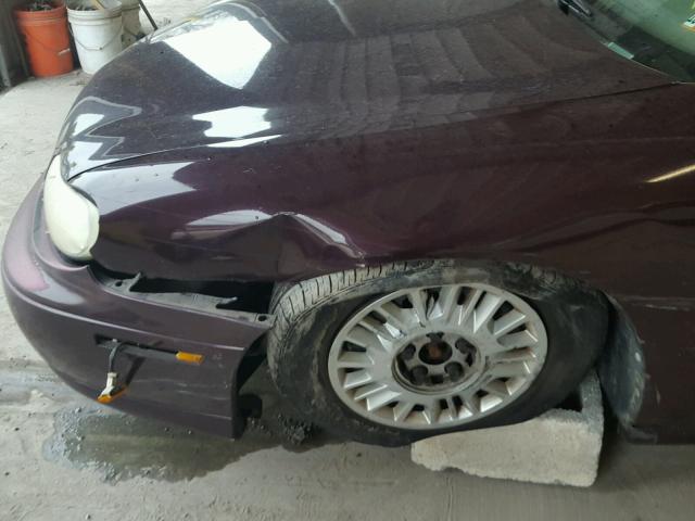 1G1NE52J7Y6341309 - 2000 CHEVROLET MALIBU LS ბურგუნდია ფოტო 9