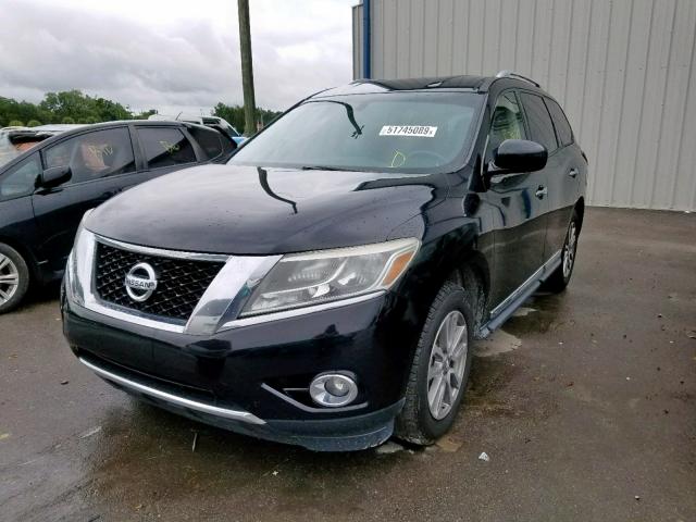 5N1AR2MN4DC610849 - 2013 NISSAN PATHFINDER BLACK photo 2