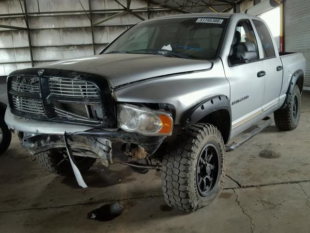 3D7KU28C94G135234 - 2004 DODGE RAM 2500 S SILVER photo 2