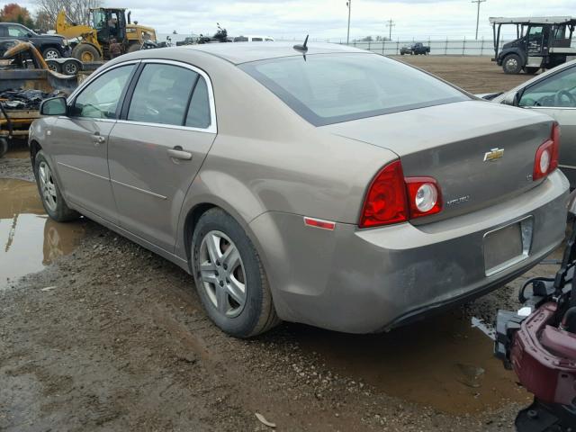 1G1ZG57B38F234657 - 2008 CHEVROLET MALIBU LS TAN photo 3