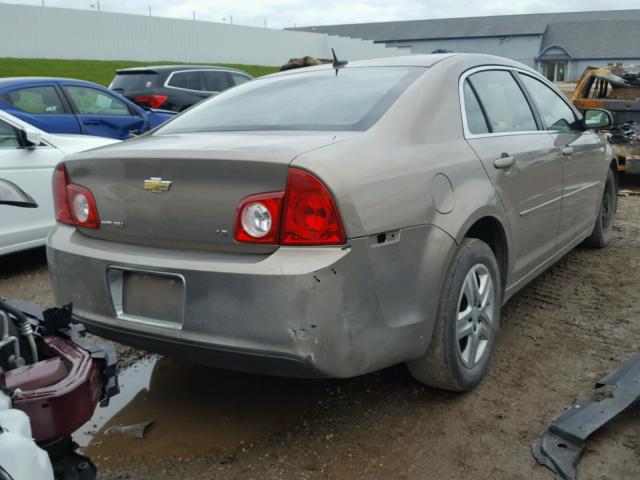 1G1ZG57B38F234657 - 2008 CHEVROLET MALIBU LS TAN photo 4