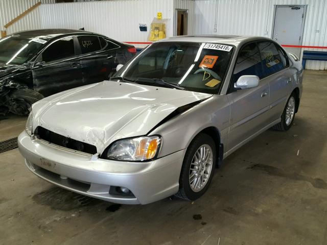 4S3BE625847202457 - 2004 SUBARU LEGACY L S SILVER photo 2