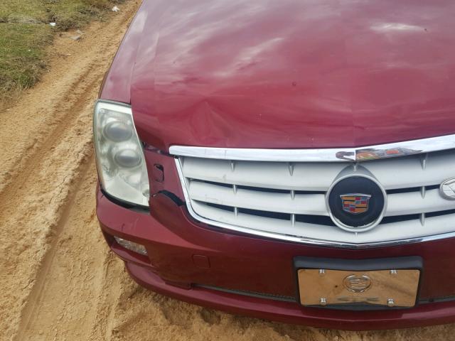 1G6DC67A550149802 - 2005 CADILLAC STS RED photo 9