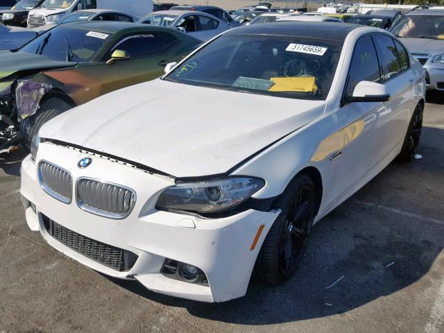 WBAXA5C59GD691898 - 2016 BMW 535 D WHITE photo 2