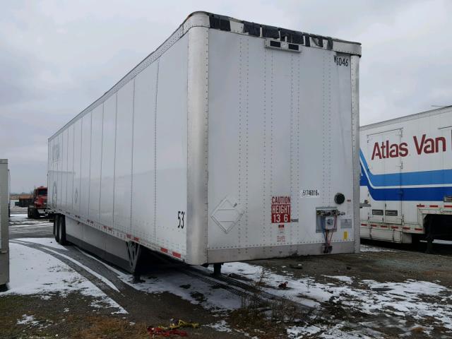 1JJV532D3KL143400 - 2019 WABASH TRAILER WHITE photo 1