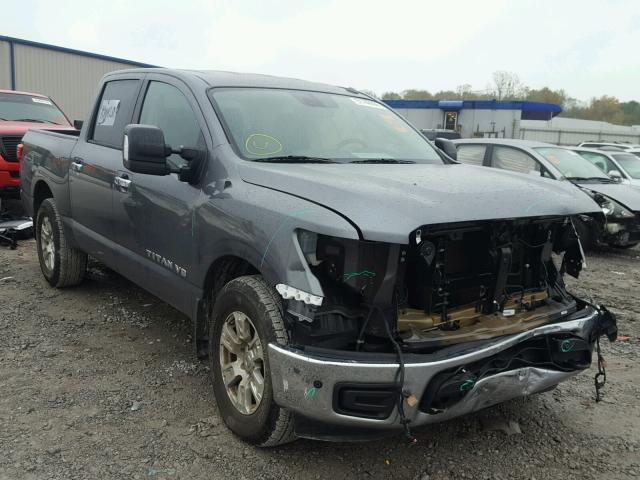 1N6AA1E54JN514236 - 2018 NISSAN TITAN SV SILVER photo 1