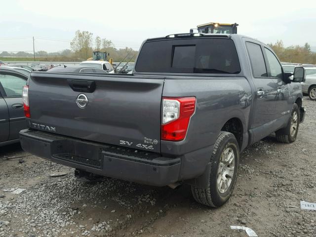 1N6AA1E54JN514236 - 2018 NISSAN TITAN SV SILVER photo 4