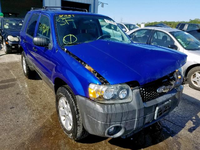 1FMYU93165KB23518 - 2005 FORD ESCAPE XLT BLUE photo 1