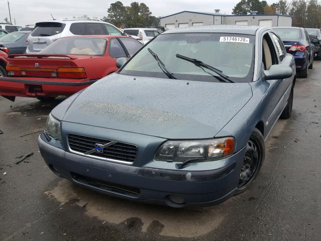 YV1RH59H732271291 - 2003 VOLVO S60 2.5T TEAL photo 2