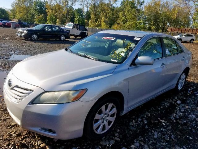4T1BE46K37U129634 - 2007 TOYOTA CAMRY NEW SILVER photo 2