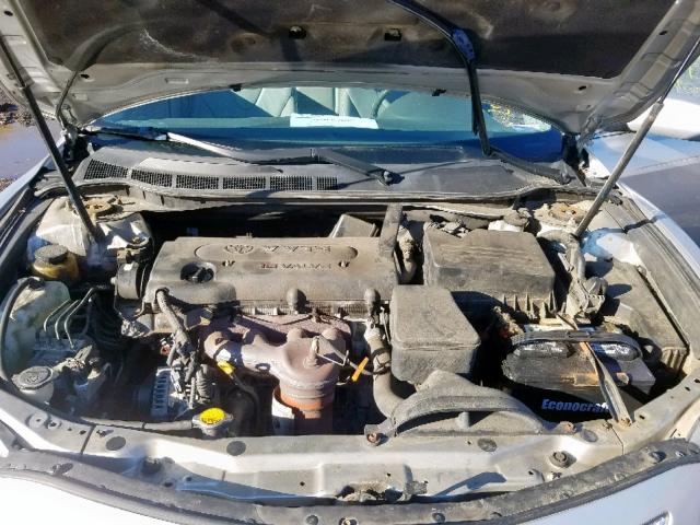 4T1BE46K37U129634 - 2007 TOYOTA CAMRY NEW SILVER photo 7