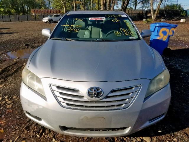 4T1BE46K37U129634 - 2007 TOYOTA CAMRY NEW SILVER photo 9