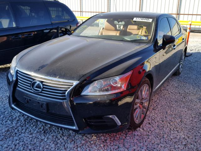 JTHBL5EF0E5127690 - 2014 LEXUS LS 460 BLACK photo 2