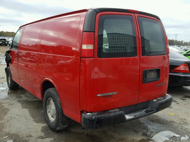 1GCFG15T961255442 - 2006 CHEVROLET EXPRESS G1 RED photo 3