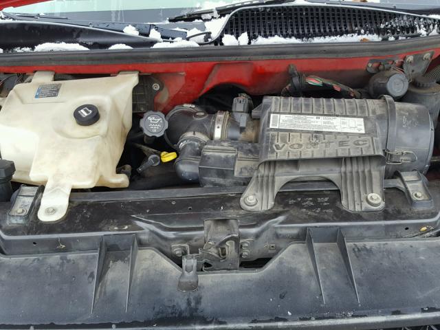 1GCFG15T961255442 - 2006 CHEVROLET EXPRESS G1 RED photo 7