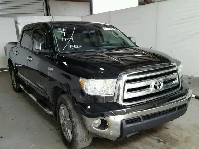 5TFEY5F18CX133225 - 2012 TOYOTA TUNDRA CRE BLACK photo 1