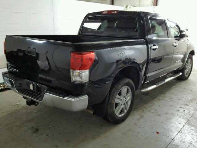 5TFEY5F18CX133225 - 2012 TOYOTA TUNDRA CRE BLACK photo 4