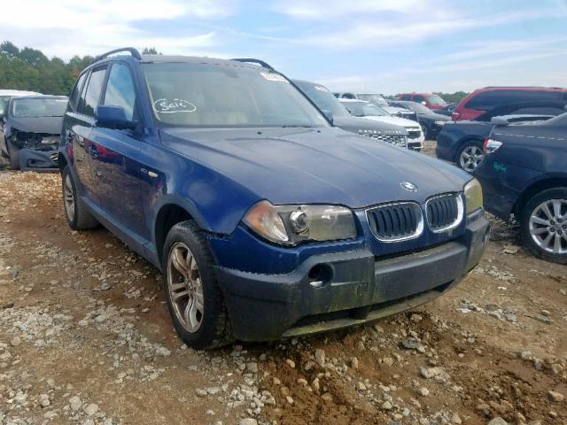 WBXPA93445WD12475 - 2005 BMW X3 3.0I BLUE photo 1