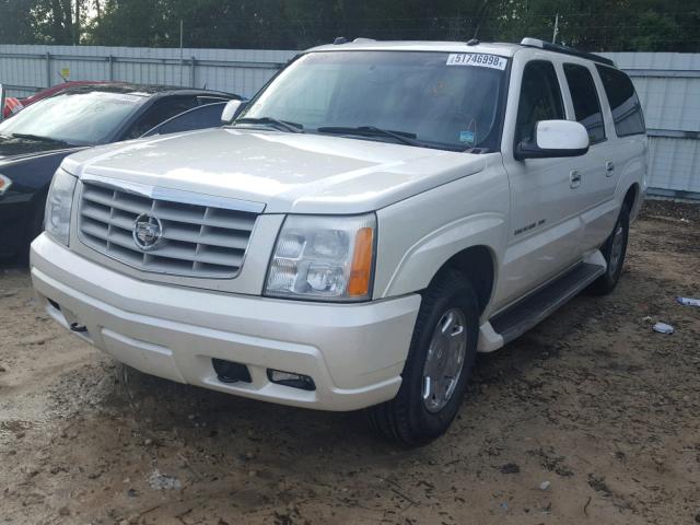 3GYFK66N15G196800 - 2005 CADILLAC ESCALADE E WHITE photo 2