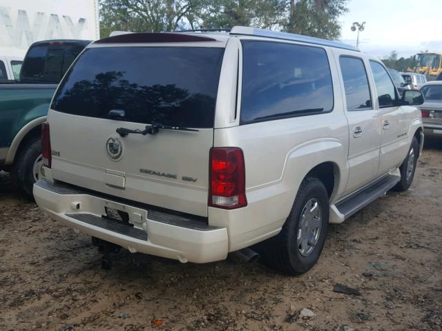 3GYFK66N15G196800 - 2005 CADILLAC ESCALADE E WHITE photo 4