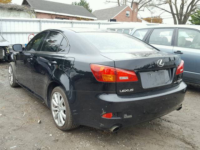 JTHCK262162006462 - 2006 LEXUS IS 250 BLACK photo 3