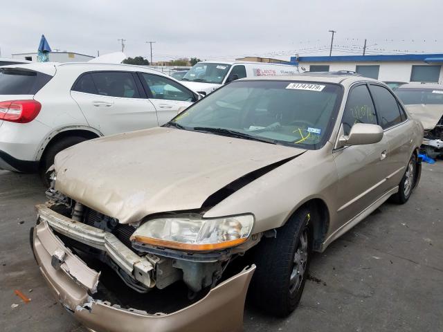 JHMCG55621C003497 - 2001 HONDA ACCORD EX TAN photo 2