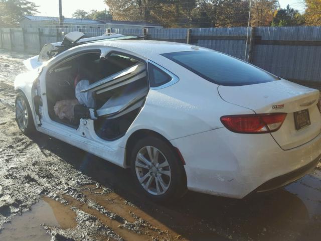 1C3CCCABXFN681323 - 2015 CHRYSLER 200 LIMITE WHITE photo 3