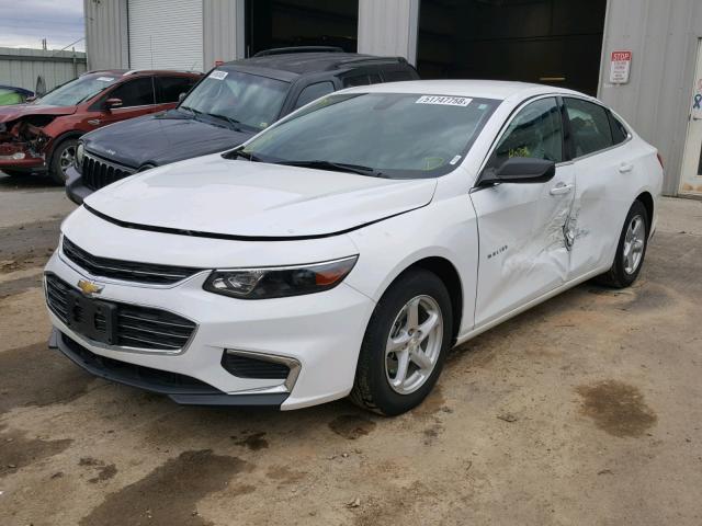 1G1ZB5STXGF259990 - 2016 CHEVROLET MALIBU LS WHITE photo 2