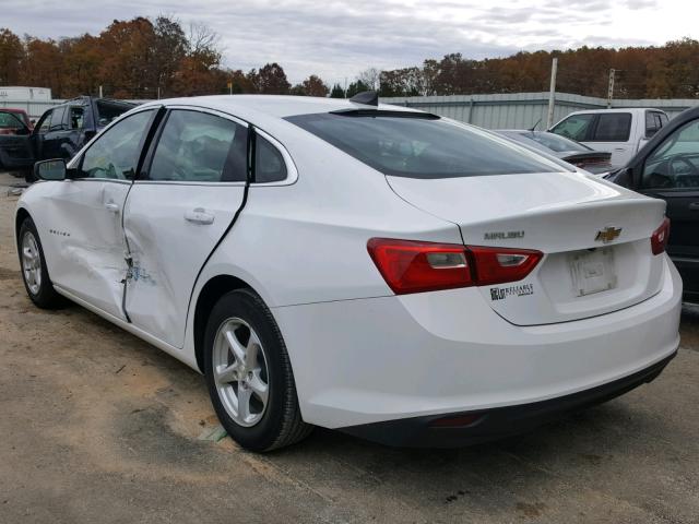 1G1ZB5STXGF259990 - 2016 CHEVROLET MALIBU LS WHITE photo 3