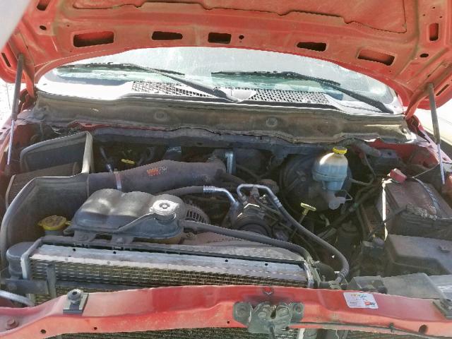 3D3KU28D43G767406 - 2003 DODGE RAM 2500 S Կարմիր լուսանկար 7